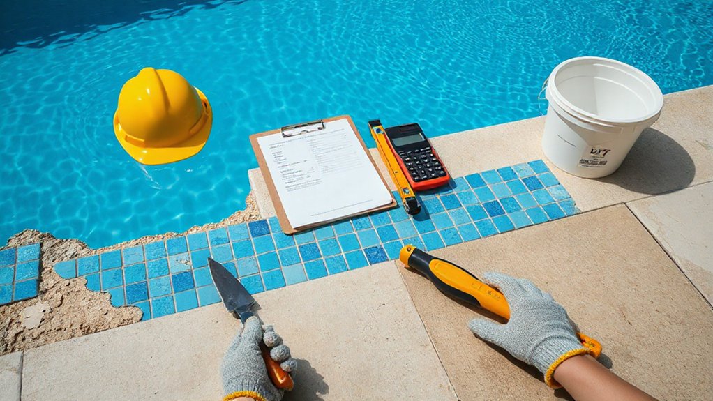 pool tile replacement risk analysis