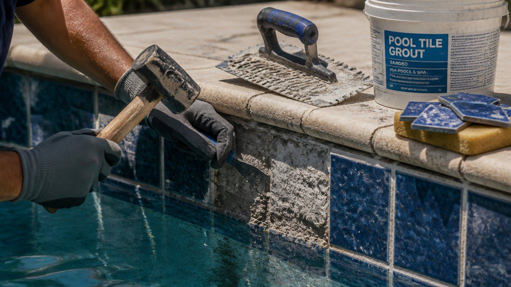 remove and install new tiles