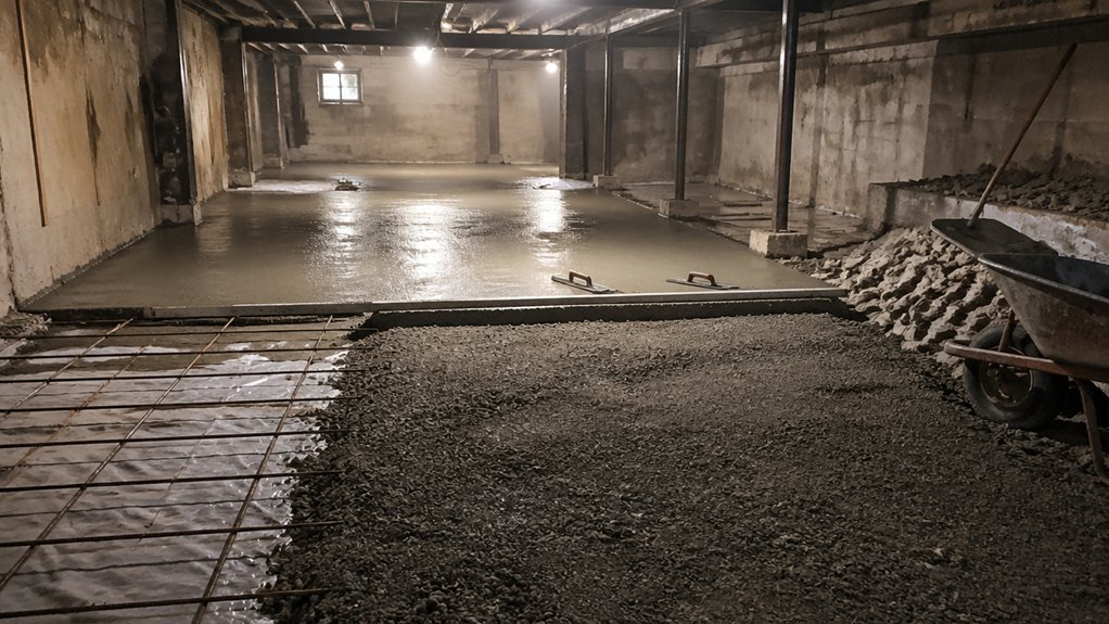 replace basement floors easily